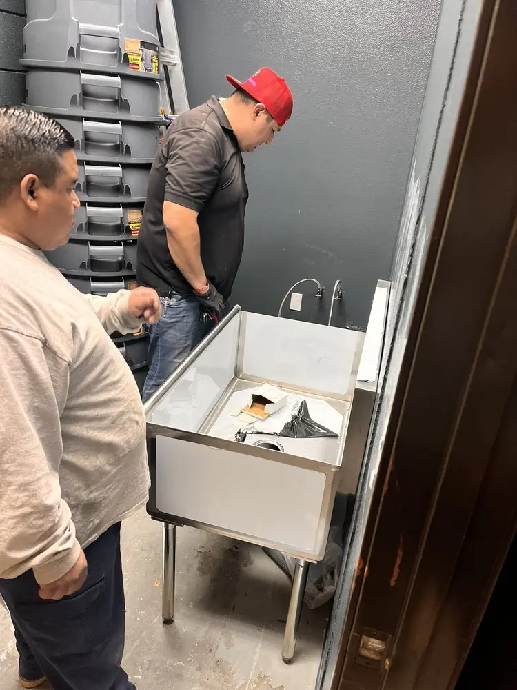 Commercial plumbing and sink installation in Chelsea at Mission Bend