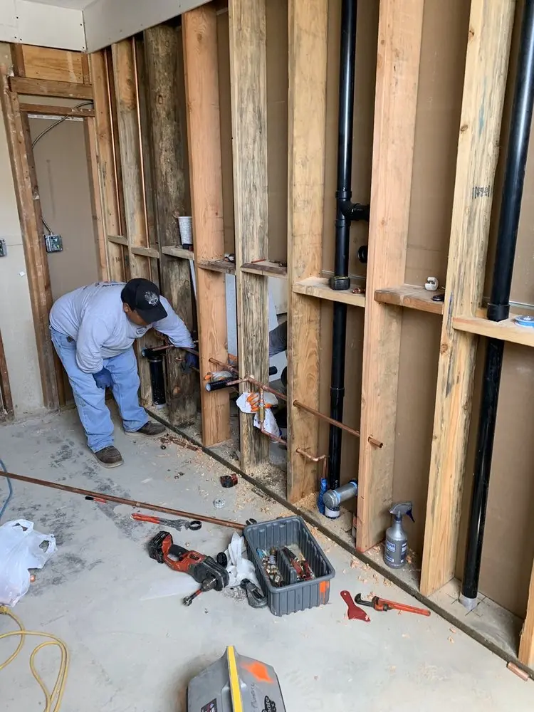 Commercial rough-in plumbing for Gas Line Repair in Chelsea at Mission Bend